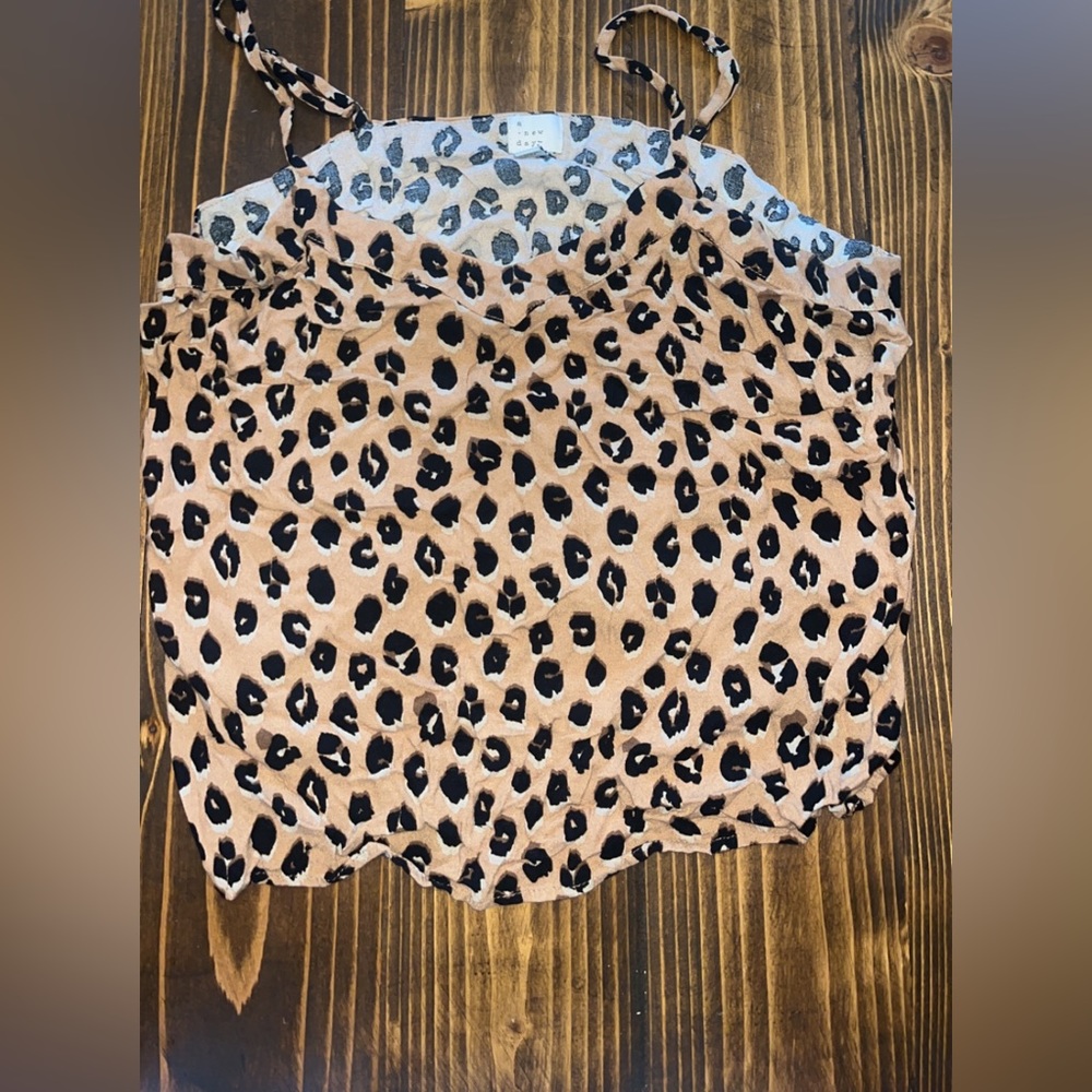 Cheetah crop top